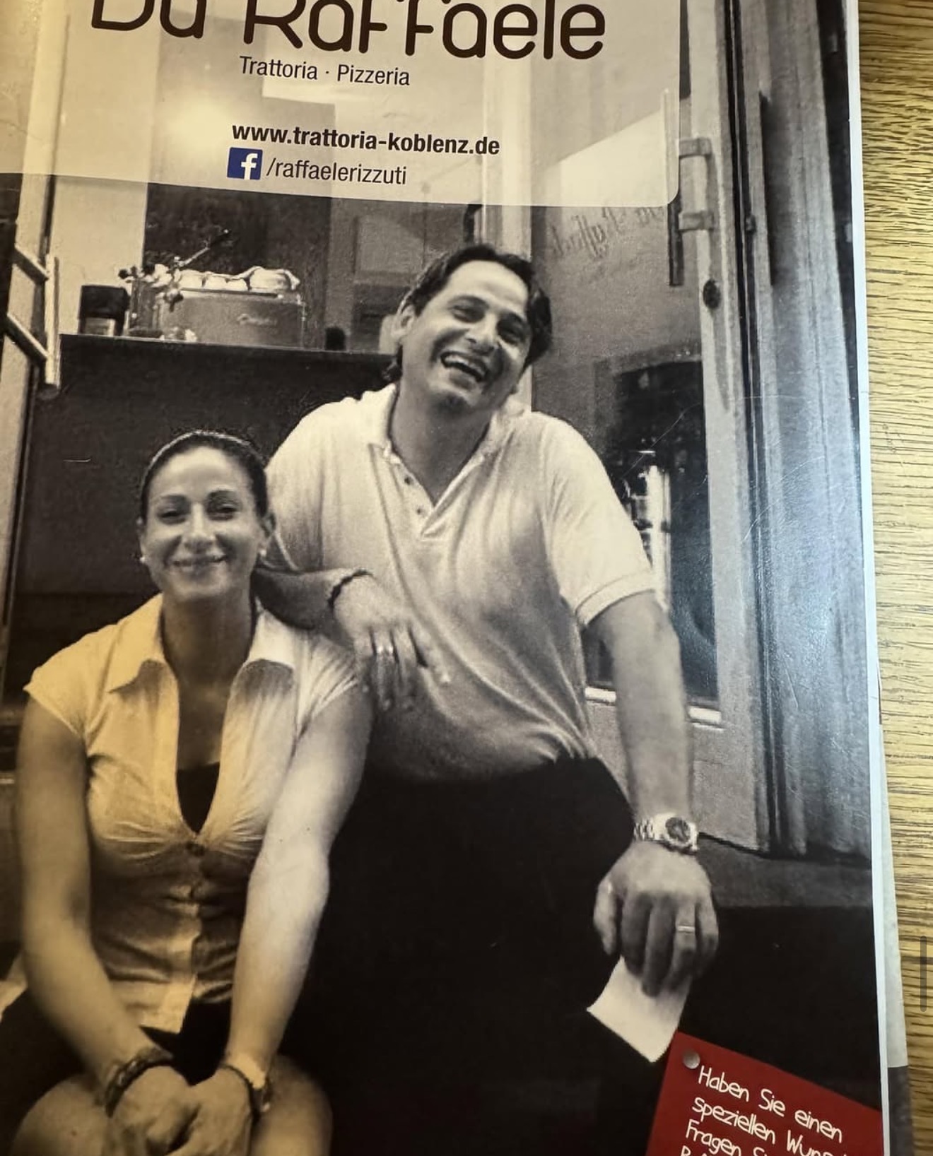 Raffaele Rizzuti mit Familie – Trattoria da Raffaele Koblenz